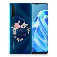 OPPO A91 Telefoonhoesje met Naam Boho Text