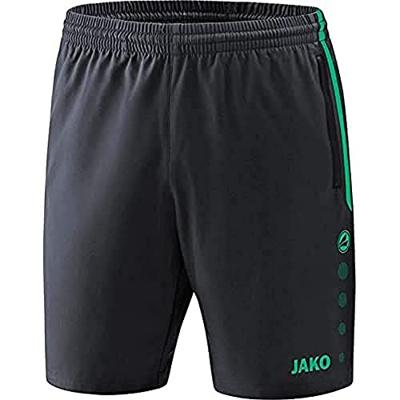 JAKO - Shortscompetitie 2.0, Uniseks-Kind, Marine/Vlam, 152