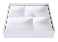 Witte Bento Box - Lacquerware - 25.5 x 25.5cm