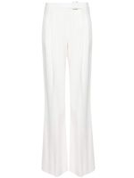 Ermanno Scervino pantalon de tailleur à taille ceinturée - Blanc