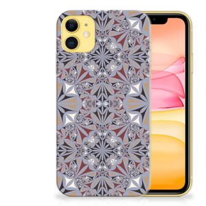 Apple iPhone 11 TPU Siliconen Hoesje Flower Tiles