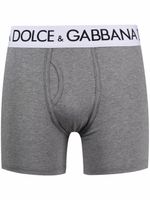 Dolce & Gabbana boxer à taille à logo - Gris