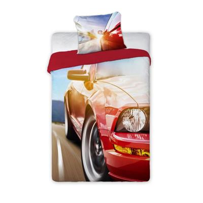 Dekbedovertrek 140 × 200 + 1 kussensloop Sportieve auto