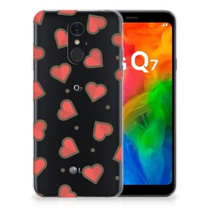 LG Q7 TPU bumper Hearts