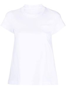 sacai t-shirt à encolure ronde - Blanc