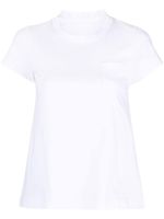 sacai t-shirt à encolure ronde - Blanc