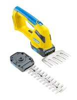 GLORIA FineCut 18 V compact Accugras- en struikschaar, 14 cm XL-grasmes en 20 cm struikmes, zonder gereedschap, compatibel met Bosch 18V Power for All accu's