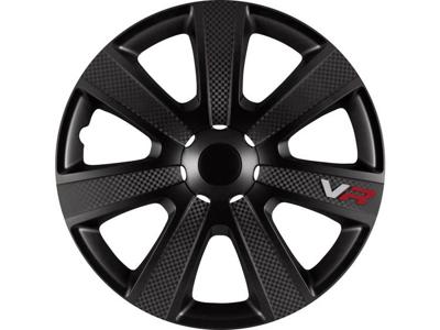 HP Autozubehör VR Wieldoppen R16 Zwart (mat) 4 stuk(s)