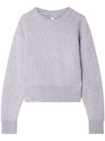 Stella McCartney sequin-embellished wool-blend jumper - Gris - thumbnail