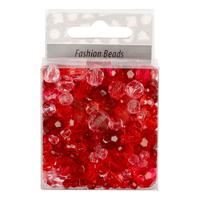 Creativ Company Facetkralen Mix Rood Harmonie, 45 gram