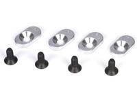 Losi - Engine Mount Inserts & Screws 20T (4): 5IVE-T MINI WRC (LOSB5802) - thumbnail