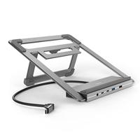 Hama USB-C-Docking-Station Connect2Office Stand, Notebook-Halterung, 12 Ports