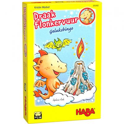 Haba geluksbingo Draak Flonkervuur junior karton 6 delig (NL)