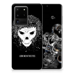 Silicone Back Case Samsung Galaxy S20 Ultra Skull Hair