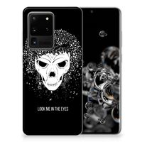 Silicone Back Case Samsung Galaxy S20 Ultra Skull Hair - thumbnail