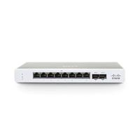 Cisco Meraki MS130-8P Cloud managed switch - 8X 1GbE + 2 SFP, PoE + (120 W), Compact