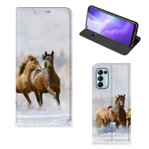 OPPO Find X3 Lite Hoesje maken Paarden