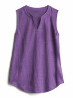 Women Top V-Neck Sleeveless Solid Casual Tank Top