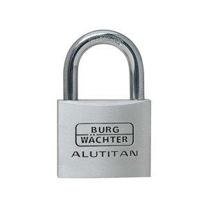 Burg Wächter 36101 Hangslot 50.00 mm Verschillend sluitend Aluminium Sleutelslot