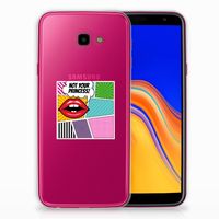 Samsung Galaxy J4 Plus (2018) Silicone Back Cover Popart Princess - thumbnail