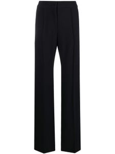 Jil Sander pantalon évasé à taille haute - Noir