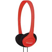 Koss Stereo( Kph7R) On Ear Per Iphone, Mp3 E Smartphone( Nera E Rossa)