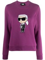 Karl Lagerfeld sweat à motif Ikonik 2.0 - Violet - thumbnail