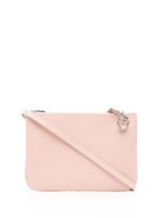 Jil Sander mini sac à bandoulière en cuir - Rose - thumbnail