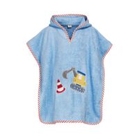 Playshoes badponcho graafmachine blauw Maat - thumbnail