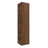 Muebles Raya kolomkast ribbelfront 160cm walnoot - thumbnail