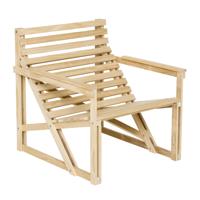 Weltevree Patio Easy Chair Loungestoel - Naturel