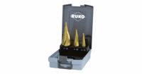 RUKO 101026TRO Getrapteboorset 3-delig 4 - 12 mm, 4 - 20 mm, 4 - 30 mm HSS 3 vlakken schacht 1 set(s)