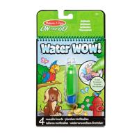 Melissa & Doug Water WOW! - Herbruikbaar Dieren, Kleurboek, Reisspel, Kleuren met water, Waterspel, Speelgoed 3 jaar, Cadeau voor jongens en meisjes