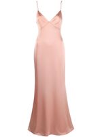 alice + olivia robe longue Julietta plissée - Rose