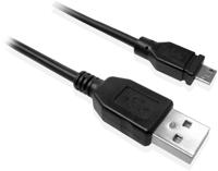 Ewent EW9911 micro USB-kabel USB-A naar micro-USB 1m zwart