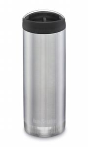 Klean Kanteen TKWide Isolatiefles 473 ml met koffiedop Zilver