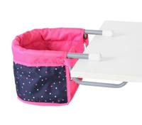 Bayer Chic 2000 - Poppentafelzitje, tafelzitje voor poppen, poppenmeubels, poppenaccessoires, confetti, roze, 735-84