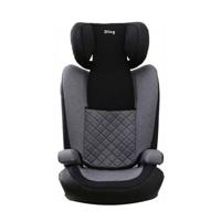 Ding Autostoel Luca Isofix 15-36kg met zijbescherming Zwart-Grijs
