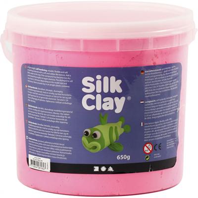Silk Clay Silk Clay roze boetseermateriaal 650 gr 1 stuk Silk Clay Silk Clay roze boetseermateriaal 650 gr 1 stuk