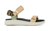 Woden Dames Sandalen in Stof (Beige)