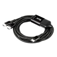 CLUB3D USB Type-C, Y charging kabel ( PPS ) to 2x USB Type-C max. 100W, 1.83m/6ft M/M - thumbnail