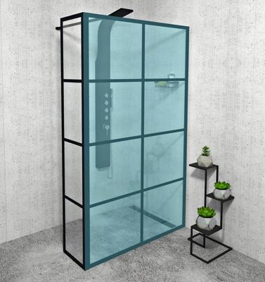 Gelco Cure Black zijwand mat zwart 35x200cm anti-kalk Gelco Cure Black zijwand mat zwart 35x200cm anti-kalk