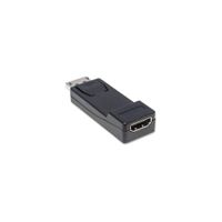 Manhattan 151993 DisplayPort Adapter [1x DisplayPort stekker - 1x HDMI-bus] Zwart UL gecertificeerd, Vergulde steekcontacten - thumbnail