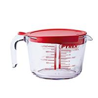 Pyrex 264P000 Maatbeker, Borosilicaatglas, Transparant, 1 Liter