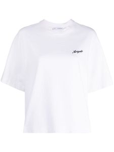 Axel Arigato t-shirt en coton à logo brodé Honor - Blanc