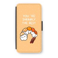 You're Shrimply The Best: iPhone 7 Plus Flip Hoesje - thumbnail