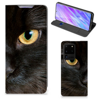 Samsung Galaxy S20 Ultra Hoesje maken Zwarte Kat - thumbnail