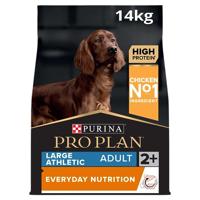 Pro Plan Hond Large Athletic Adult Hondenvoer, Hondenbrokken voor Honden van Grote Rassen - Atletische Lichaamsbouw, met Kip, 14kg