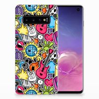 Samsung Galaxy S10 Silicone Back Cover Punk Rock - thumbnail