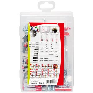Fischer 548861 schroefanker & muurplug 91 stuk(s) Schroef- & muurplugset